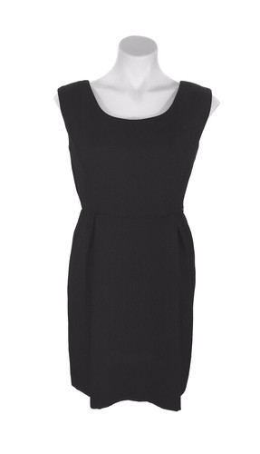 Balenciaga Edition Mini Abito Nero Senza Maniche Donna Taglia EU40 US 8 No Elasticizzato