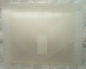 Clear Plastic 7-Section Organizer Accordion Case 5-1/2" x 7" - Picture 1 of 5