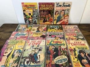 Vintage Romance Comic Books Lot ~Teenage Love~Secret Hearts~True To Love Life - Picture 1 of 21