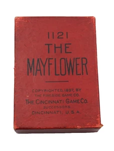 Vintage THE MAYFLOWER 1897 The Fireside Game Company 1121 Card Game - Picture 1 of 13