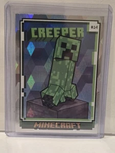 2024 Panini Minecraft Creeper CUBIC FOIL PARALLEL #14 Base Set - Picture 1 of 1