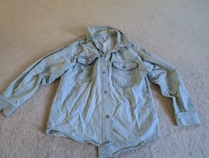 Chaqueta de mezclilla para mujer Forever 21 azul desteñido pequeña - Imagen 1 de 14