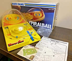 Vintage 1976 "Spiralball" Marx Toys komplett mit Spiel, Box, Beinen & Heften - Bild 1 von 17