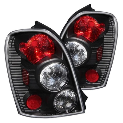 Anzo 221095 Black Clear Halogen Bulb Tail Lights for 02-03 Mazda Protege 5-Door - Изображение 1 из 4