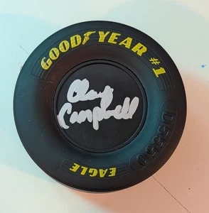 Clay Campbell Signed Goodyear Mini Tire Auto JSA COA Martinsville Track Pres. - Picture 1 of 1