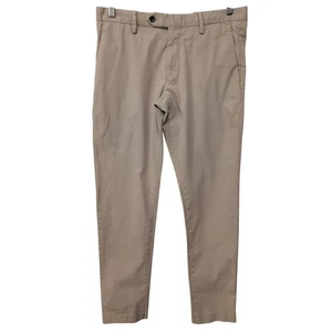 Pantalón chino elástico NN07 No Nationality Theo 1178 para hombre 31x31 beige ceñido - Imagen 1 de 9