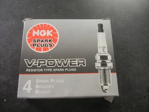 NGK V-Power Set of 4 Spark Plugs Part Number 4291 ZFR6F-11 NEW - Picture 1 of 2