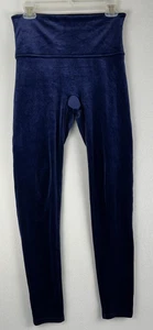 Spanx Samt Leggings Large (10-12) Navy Blau Lapis Nacht Formende Unterstützung - Bild 1 von 10
