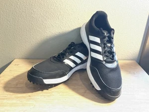 Neu ohne Karton / Adidas / 11,5 / Golfschuhe - Stollenschuhe / schwarz & 3 weiß / #EVM004001 - Bild 1 von 13