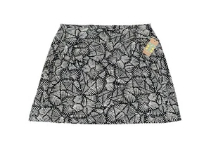 Title Nine Sparkler Skort 16" Size L Black/White Pockets Golf Pickleball Tennis - Picture 1 of 7
