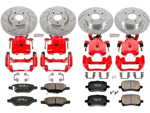 Kit de pastillas de freno y rotor delanteras y traseras para Pontiac G5 NN629XH 2008 Foto 1 de 1