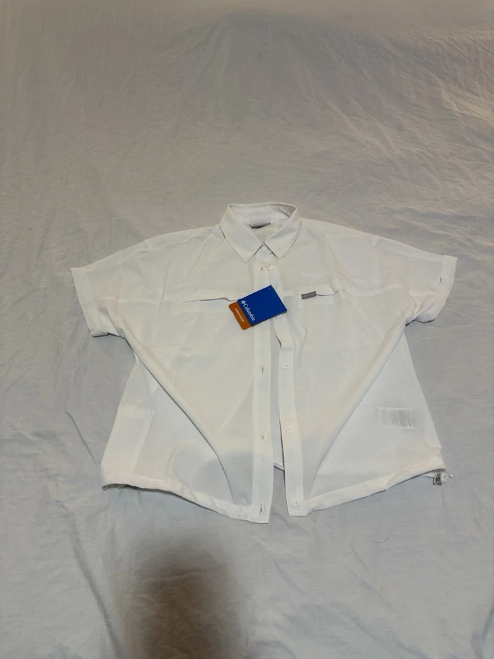 Camisa Columbia PFG para mujer talla pequeña blanca nueva con etiquetas 171 Foto 1 de 4