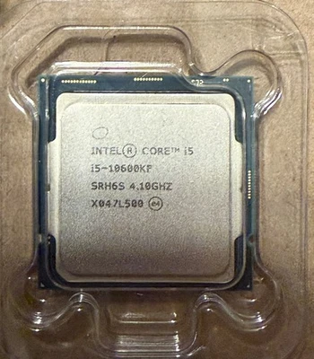 Procesador Intel Core i5-10600KF de escritorio 6 núcleos CPU de 12 hilos Foto 1 de 2