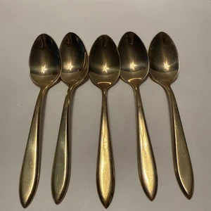Vintage Dirigold Dirilyte Goldbesteck Besteck Löffel Menge 5 (B) - Bild 1 von 8