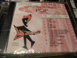 TOP HITS MONTHLY POP KARAOKE CD+G SEPTEMBER 2000 VOL 0009-P SEALED - Picture 1 of 1