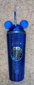 Starbucks Tumbler Mickey Mouse Ears Edition Blue Color Brand NEW - Picture 1 of 4