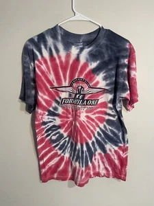 Vintage 2000 Indianapolis Formula One Grand Prix Tie-Dye T-Shirt - Picture 1 of 7