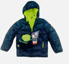 Snozu KIDS Fleece Inner Bib Puffy Down Jacket and Knit Hat(BLUE 5)NWT