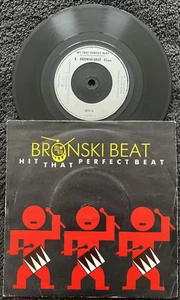 Bronski Beat – Hit That Perfect Beat 7'' Vinyl 1985 CLEANED/PLAY TESTED EX VIDEO - Foto 1 di 7