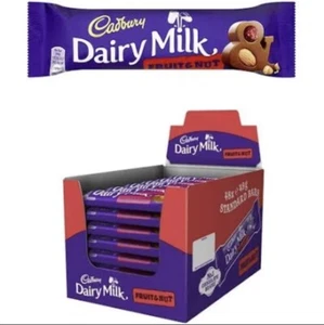 Cadbury DAIRY MILK FRUIT AND NUT.BOX OF 48×49g.BEST OFFER. Date 05/2025 - Picture 1 of 1