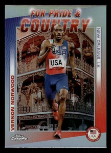 Topps 2024 Cromo EE. UU. OLÍMPICO VERNON NORWOOD FOR ORGULLOS & COUNTRY #PC-16 - Imagen 1 de 2