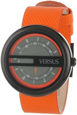 Versus by Versace Women's SGI010013 Osaka Stainless Steel Orange Leather Watch - Image 1 of 4