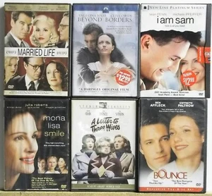 6 Chick Flick Movies DVDs READ LIST Lot #H905 FREE US S/H Jolie Brosnan Affleck - Picture 1 of 1