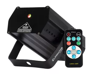 Eliminator Lighting ADJ Micro Galaxian Three Green/Red Laser Beam Light+Remote - Picture 1 of 12