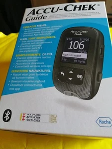 KIT MISURATORE ACCU-CHEK GUIDE ROCHE CONTROLLO GLICEMIA DABETE - Picture 1 of 6