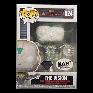 Funko Pop + Protector! Marvel #824 The Vision (Diamond) BAM Exclusive *Neuwertig* - Bild 1 von 12
