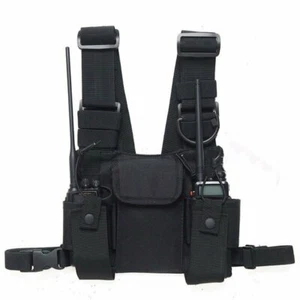 Taktisches Radio Brustgurt - Multifunktionales Zwei-Wege Radio Truhe Holster - Bild 1 von 9