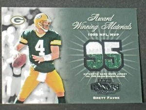 Brett Favre 2002 Playoff Honors 2 Color Jersey Patch (115/150) Green Bay Packers - Picture 1 of 2