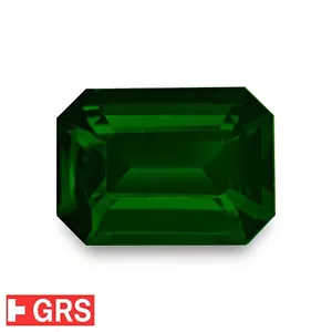 GRS GRANATO TSAVORITE CERTIFICATO 2,26 ct. naturale non trattato verde reale pulito per gli occhi - Foto 1 di 5