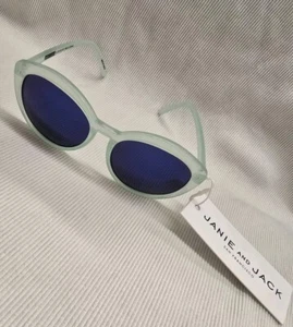 Janie and Jack Toddler Girls' Cat-Eye Sunglasses-(Frfesh Mint, Age 4T+)NEW - Picture 1 of 10