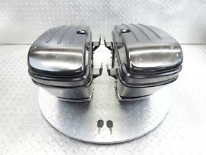 2005 04-09 Yamaha VSTAR 1100 XVS1100 Saddlebag Left Right Side Bag Case With Key - Picture 1 of 24