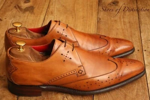 Jeffery West O'Toole Tan Brown Leather Derby Brogue Lace Up Shoes UK 9.5 US 10.5 - Picture 1 of 9
