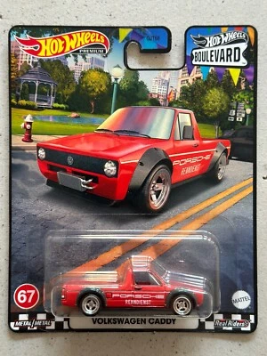 2020 Hot Wheels Premium Boulevard 67 VOLKSWAGEN CADDY Real Riders Porsche Pickup — 第 1/3 张图片