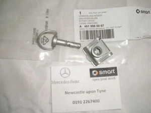 Mercedes Benz Engine Bay Cover Locking Screw Smart Fortwo Genuine A4519880067 - Picture 1 of 4