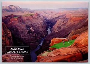 Postcard Arizona Grand Canyon Golf Course Signature Hole 22B - Picture 1 of 2