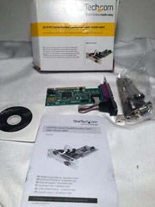 New! STARTECH 2s1p PCI Serial Parallel Combo Card With 16550 Uart - Picture 1 of 3