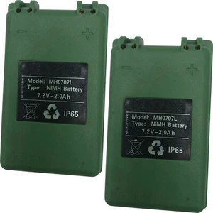 2-pack MH0707L 2Ah 7.2V NI-MH Battery for MH0707L Remote Control IP65 Battery - Picture 1 of 4