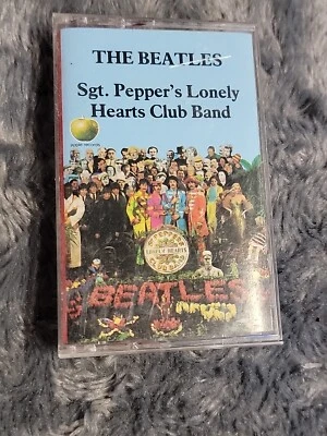 *Caseonly Beatles Sgt Pepper's Lonely Hearts Club Band Cassette Tape XDR Capitol Foto 1 de 4