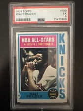 1974 TOPPS BASKETBALL #150 WALT FRAZIER KNICKS HOF PSA 5