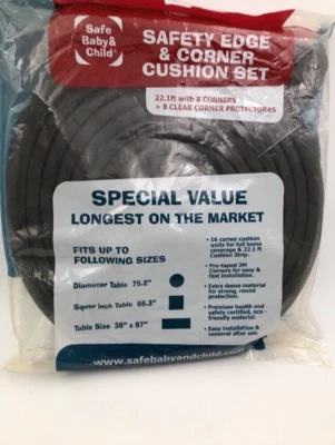 SAFE BABY & CHILD SAFETY EDGE & CORNER CUSHION SET - Image 1 of 4