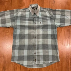 Jeep Classic Collection Men's Short Sleeve Button Up Shirt Blue Size S - Picture 1 of 6