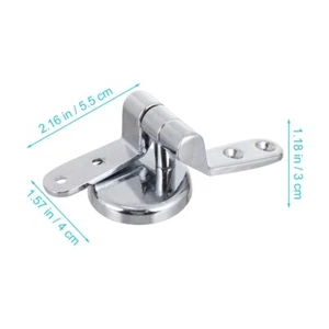 Toilet Seat Hinges Lid Replacement Hardware Repair Kit - Picture 1 of 12