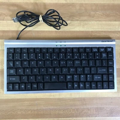 Gear Head KB1500U Wired 89-Key Computer Mini-Keyboard - Image 1 of 4