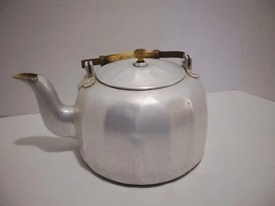 Vintage Aluminum Tea Kettle  - Image 1 of 4
