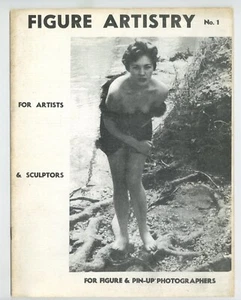 Figure Artistry #1 Glamour Models 1950 Female Art Photography 32p Magazine 36112 - Picture 1 of 2