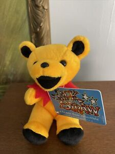 Grateful Dead Beanie Bears JACK STRAW Plush Yellow Steven Smith Stuffed Animals